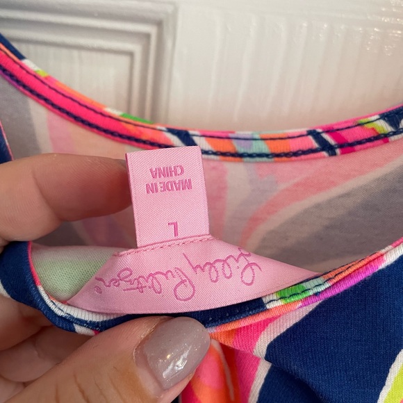 EUC LILLY PULITZER DRESS SIZE LARGE - Picture 3 of 3